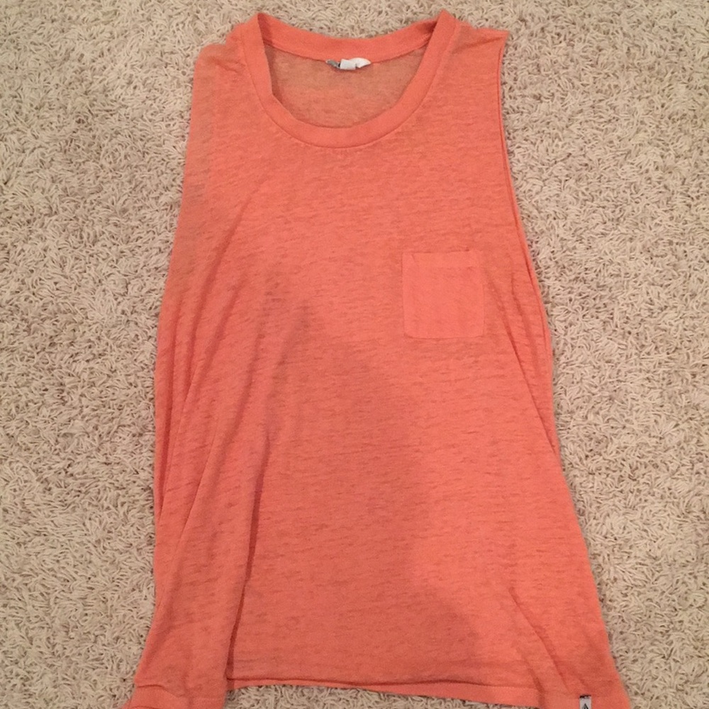 Orange tank top